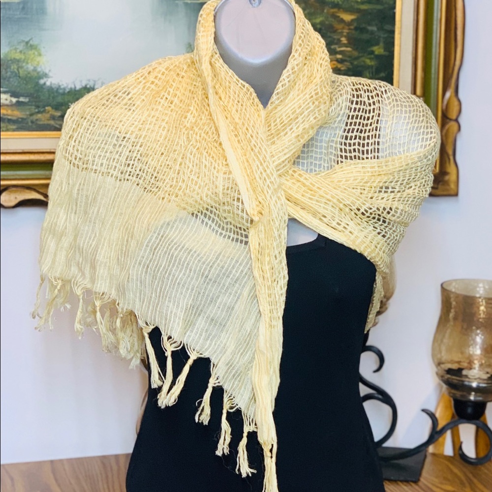 Nine West Yellow scarf